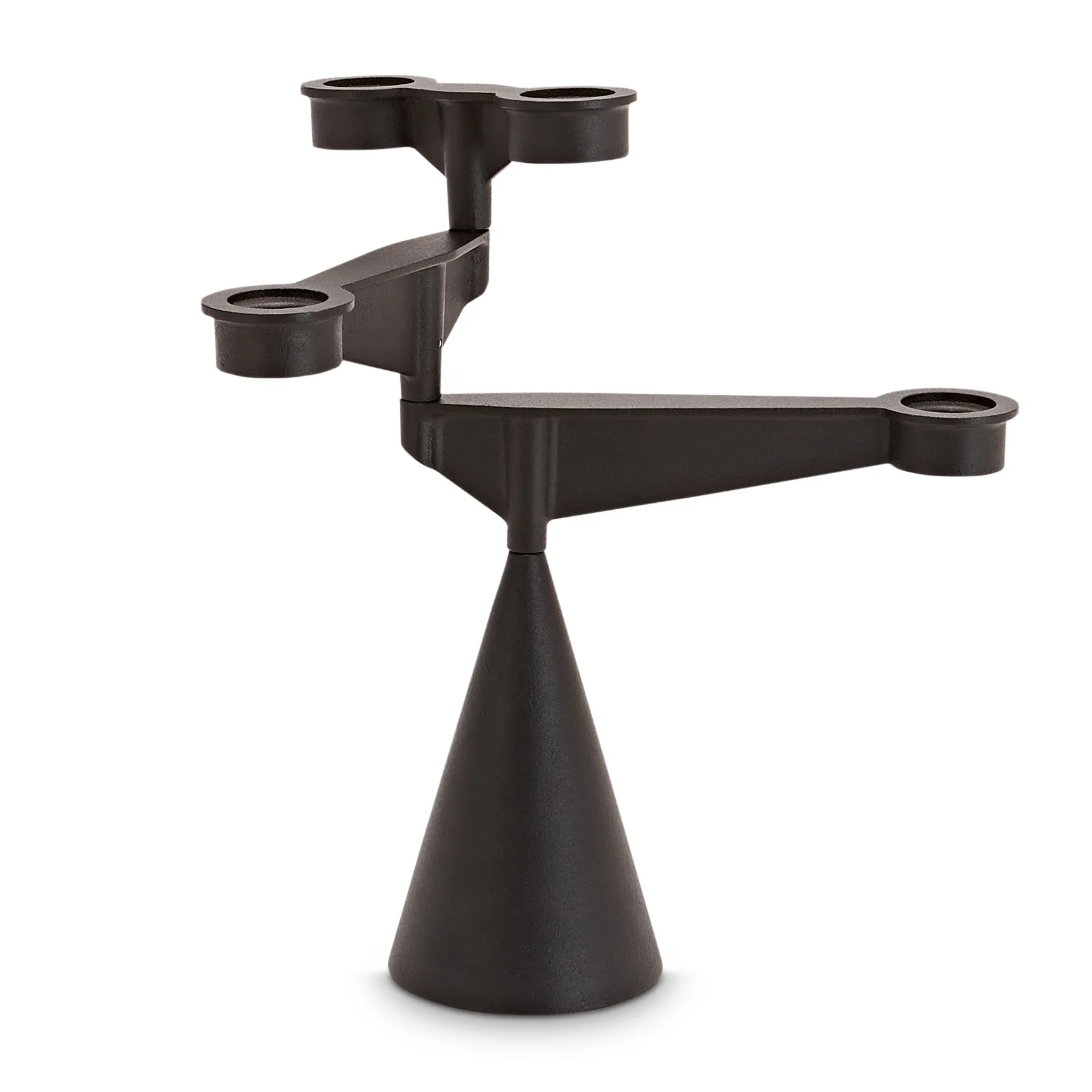 Candelabro Spin mini, Negro Tom Dixon