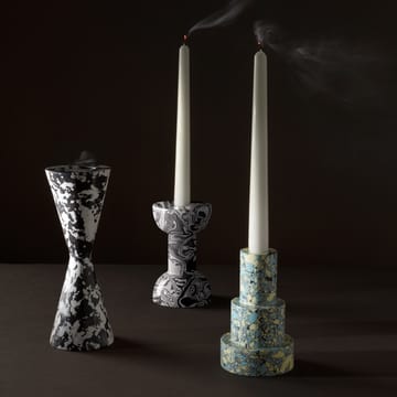 Candelabro Swirl Cone - negro-blanco - Tom Dixon