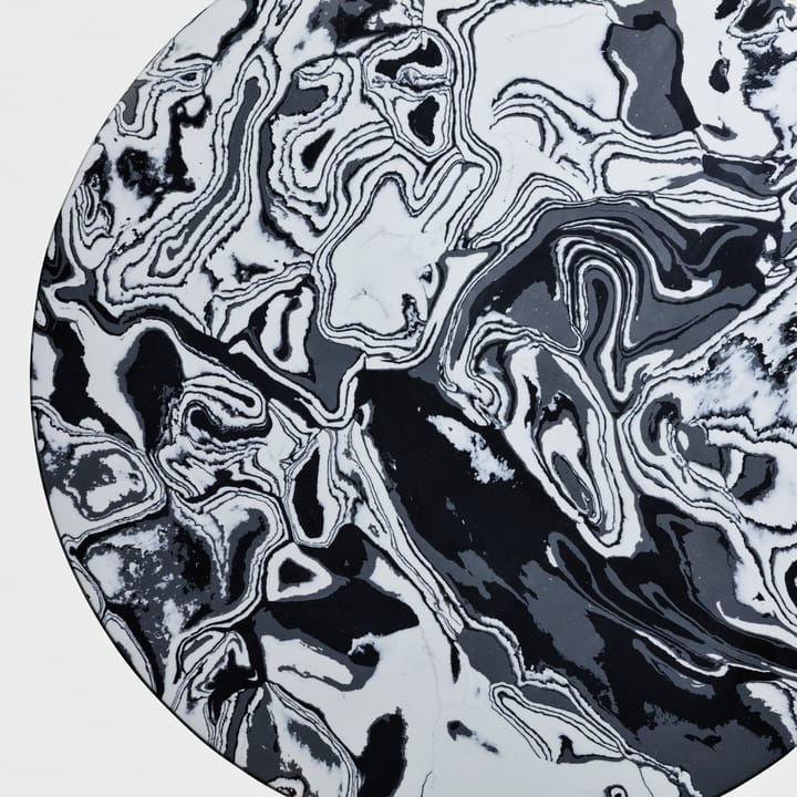 Candelabro Swirl grande - negro-blanco - Tom Dixon
