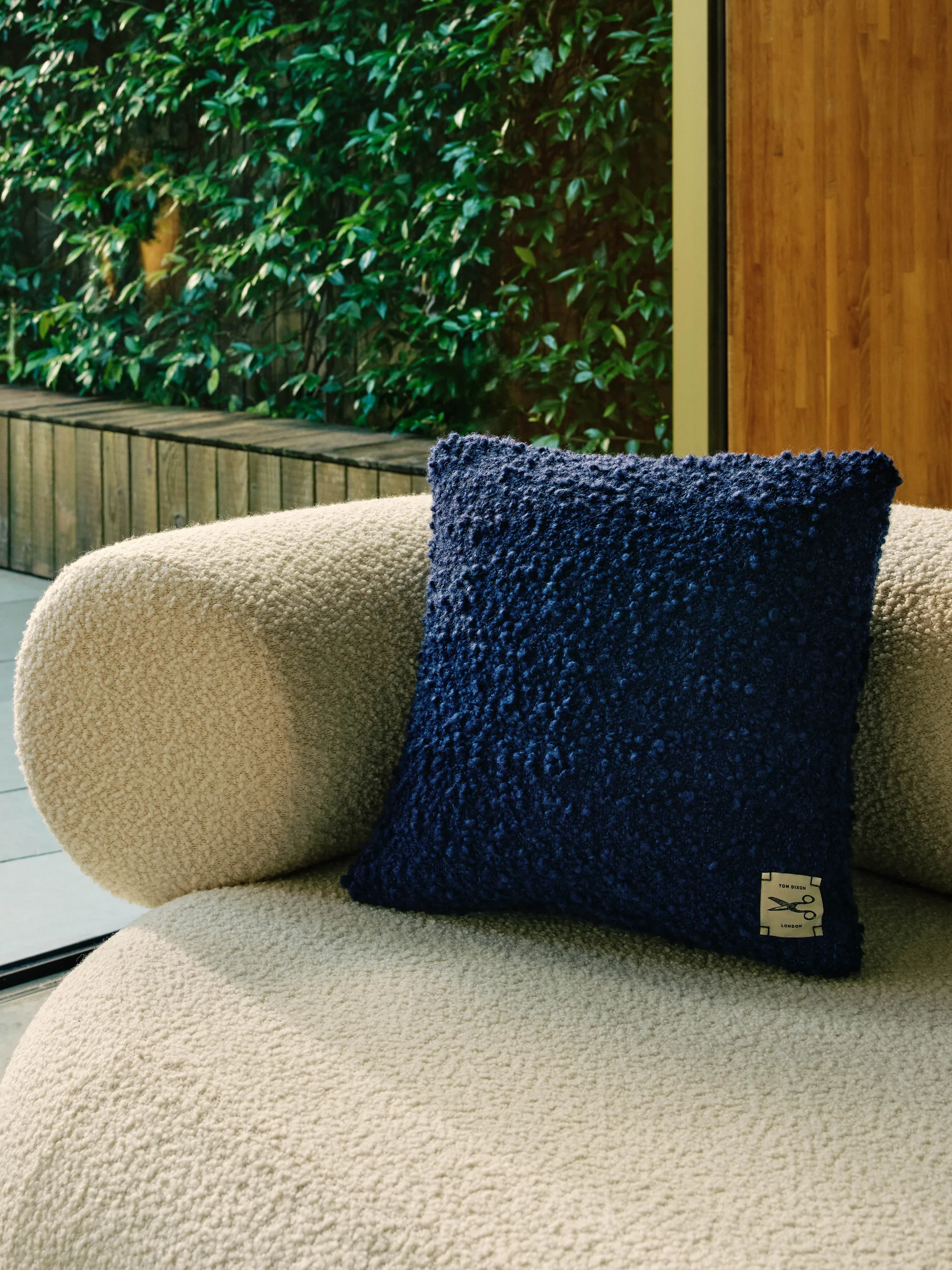 Cojín Bobble 45x45 cm, Azul Tom Dixon