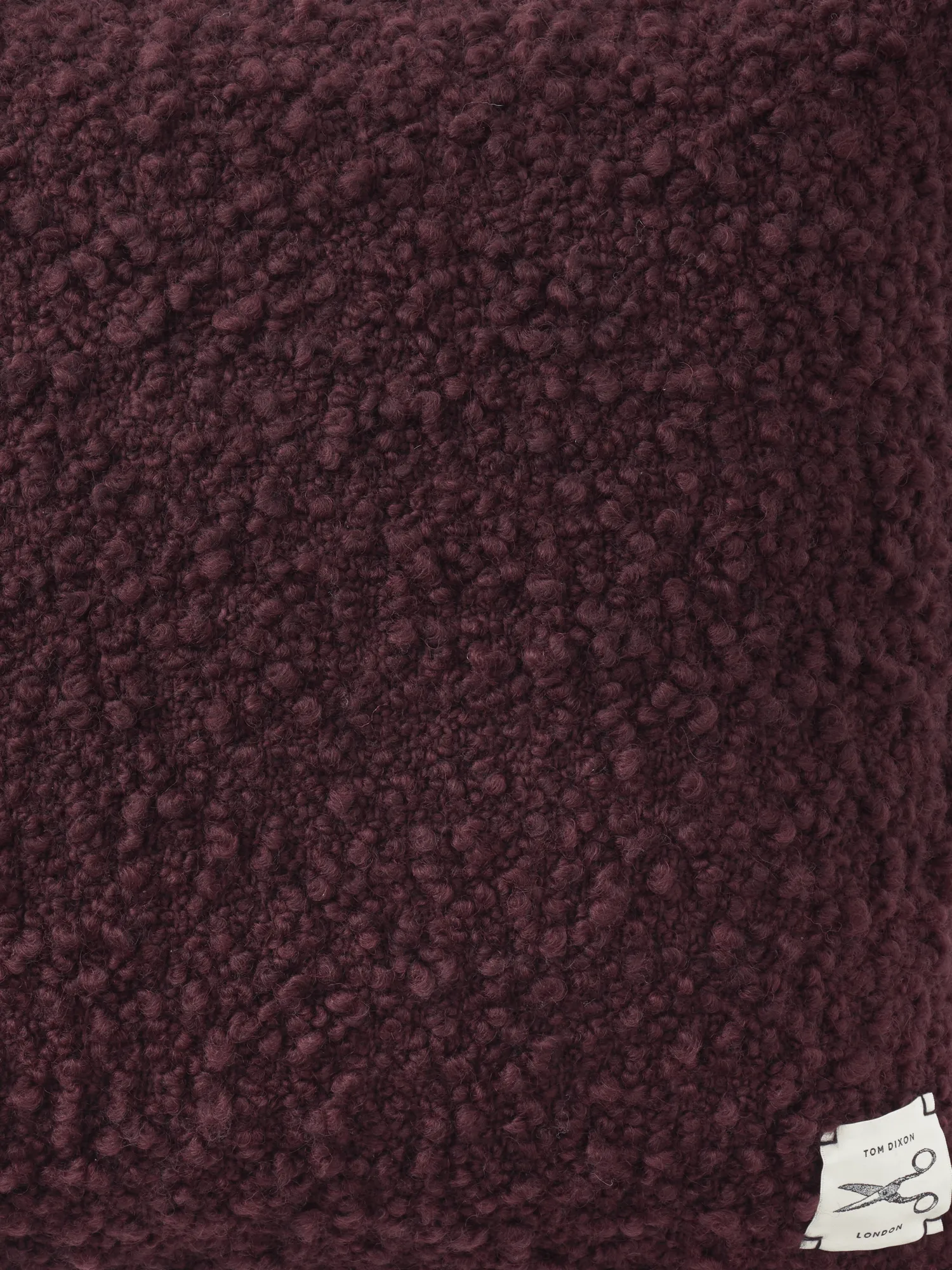 Cojín Bobble 45x45 cm, Burgundy Tom Dixon