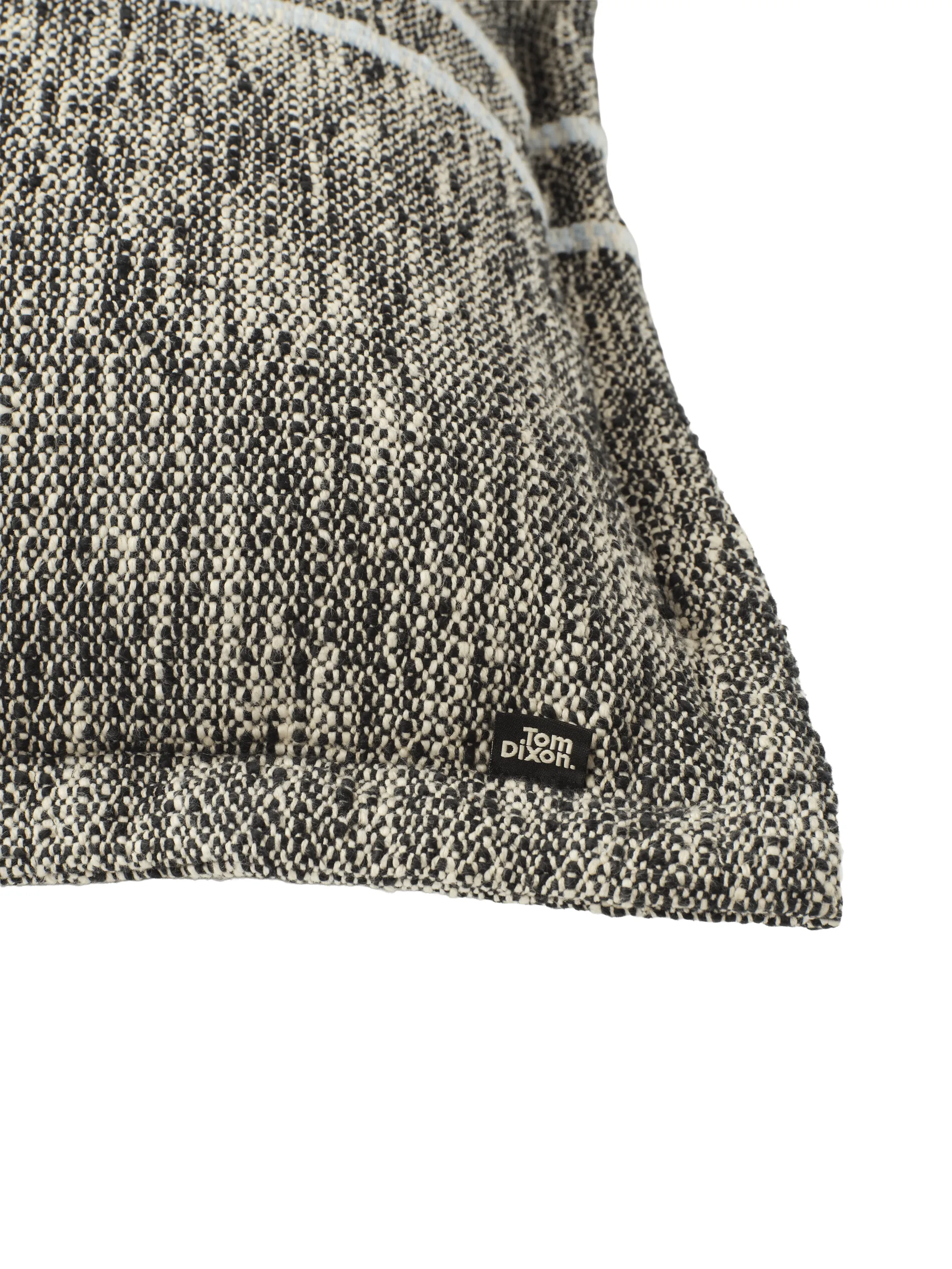 Cojín decorativo Track, Negro, 56×56 cm Tom Dixon