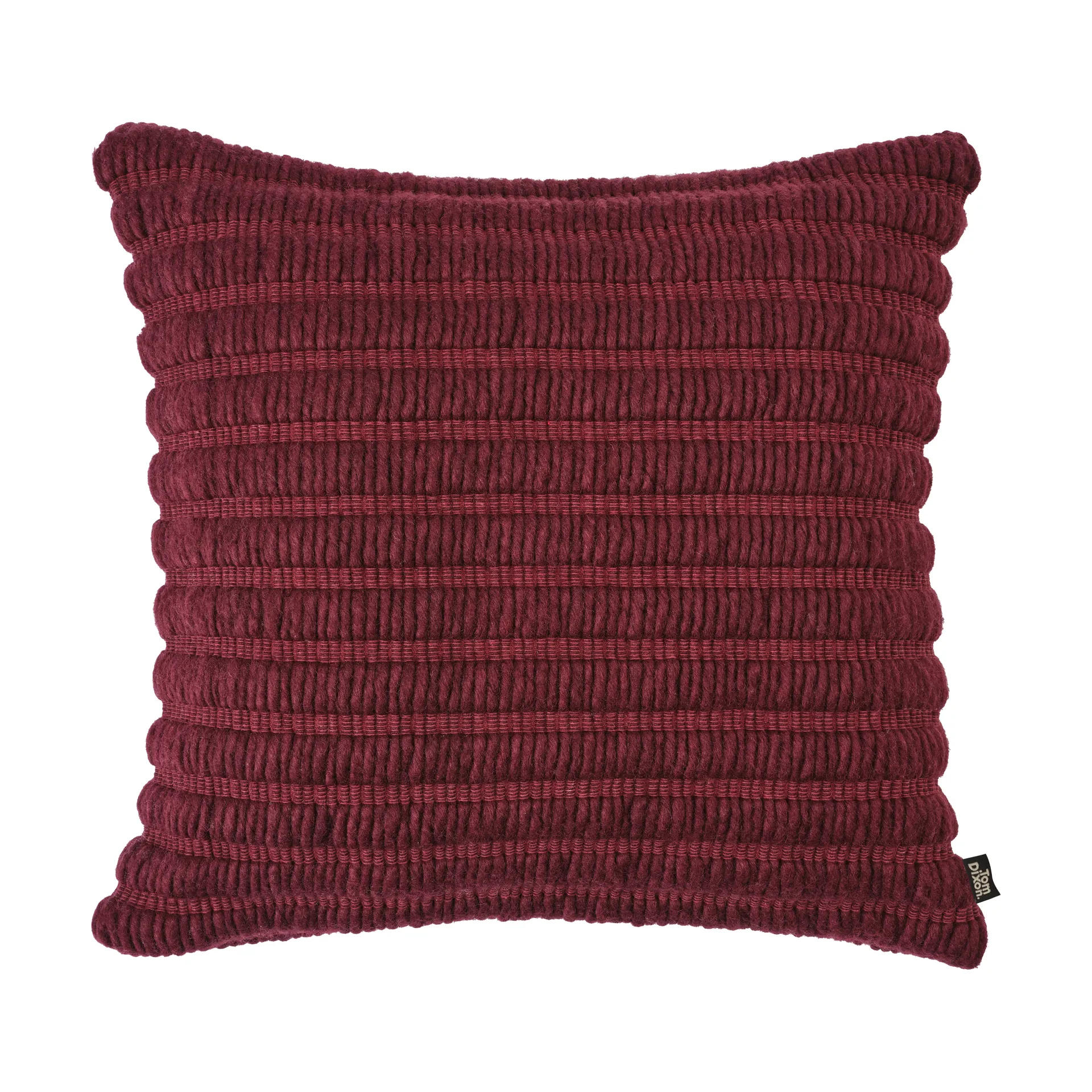 Cojín Ridge 45x45 cm, Burdeos Tom Dixon