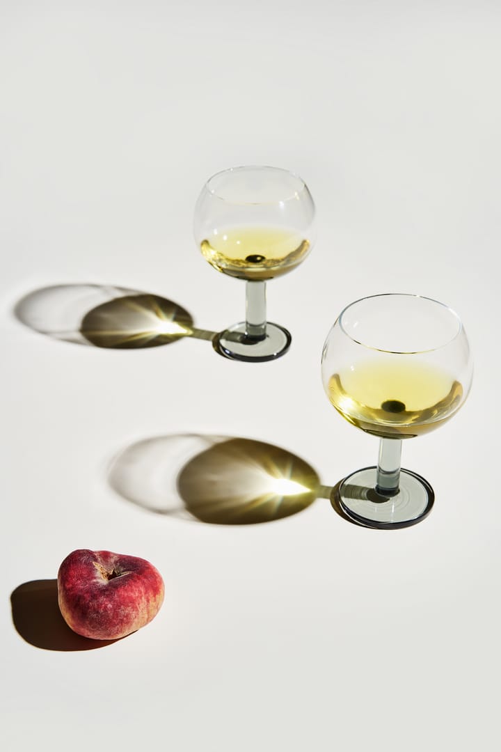 Copa Puck Balloon  45 cl pack de 2, Transparente-humo Tom Dixon