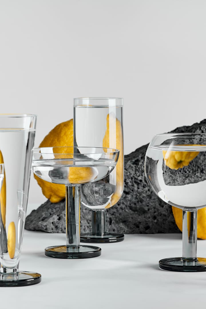 Copa Puck Balloon  45 cl pack de 2, Transparente-humo Tom Dixon