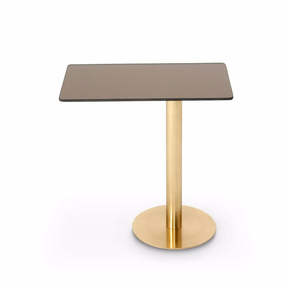 Flash mesa auxiliar 30x50 cm, Soporte de cobre y latón Tom Dixon