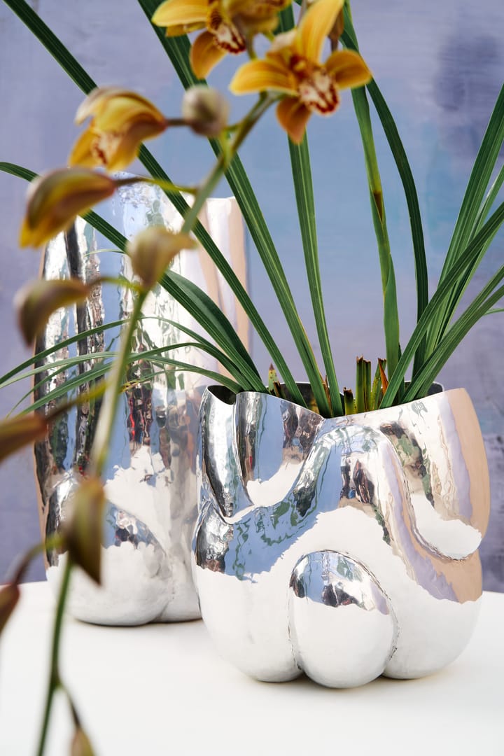 Jarrón bajo Cloud, Silver Tom Dixon