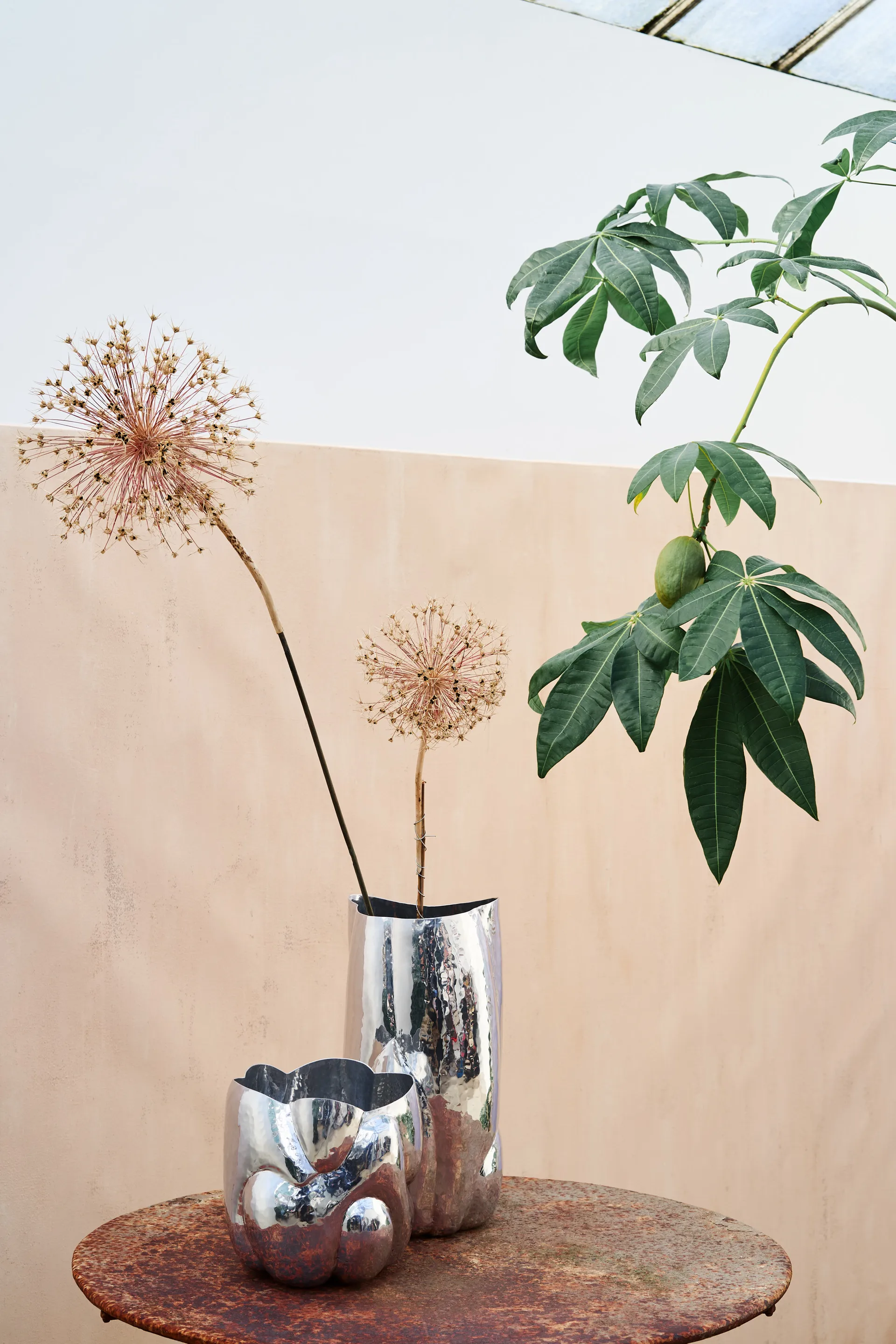 Jarrón bajo Cloud, Silver Tom Dixon