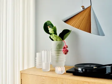 Jarrón Press Stem - Escarchado - Tom Dixon