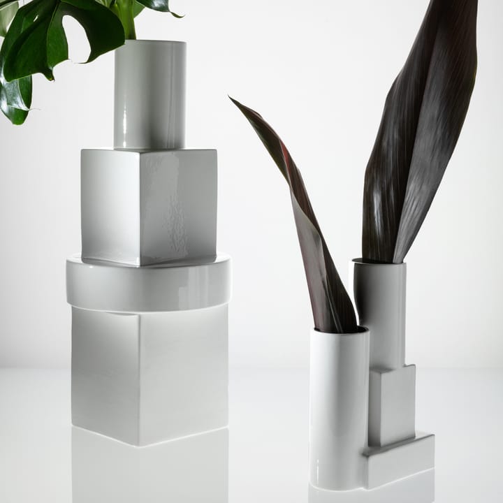 Jarrón Tom Dixon Block grande - blanco - Tom Dixon