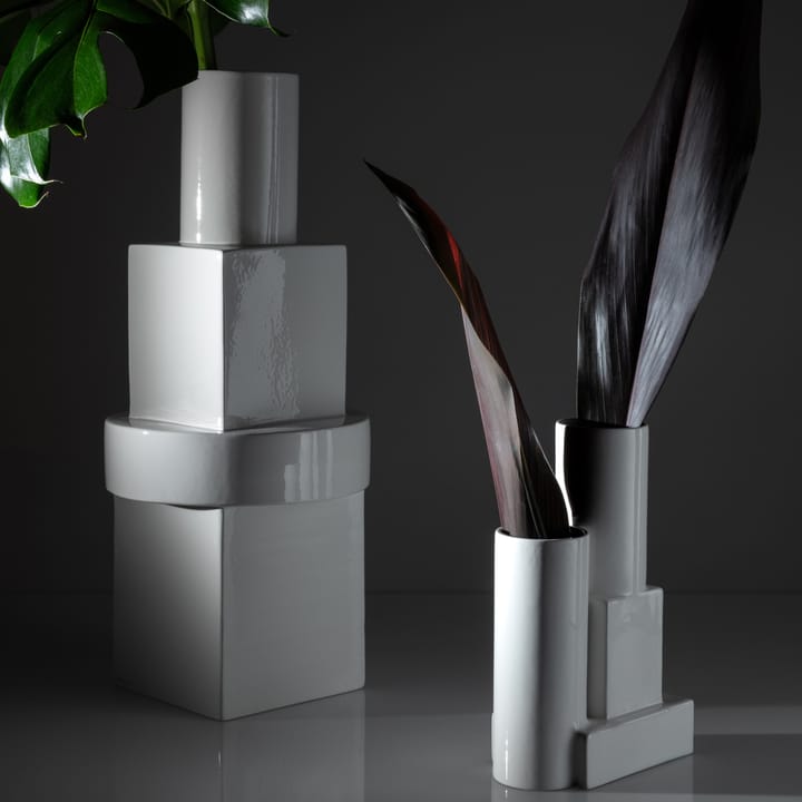 Jarrón Tom Dixon Block grande - blanco - Tom Dixon