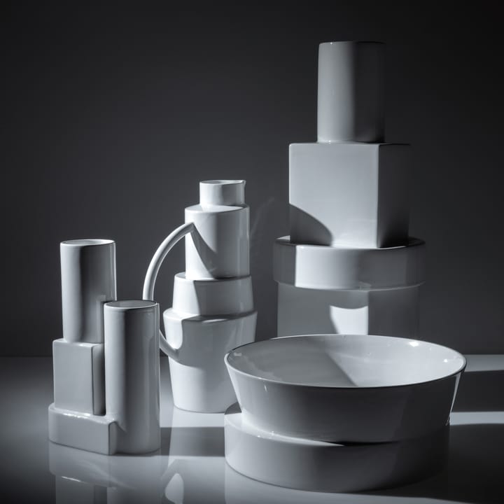 Jarrón Tom Dixon Block grande - blanco - Tom Dixon