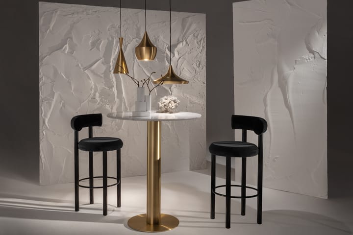 Lámpara colgante Beat Fat LED Ø30 cm, Latón Tom Dixon
