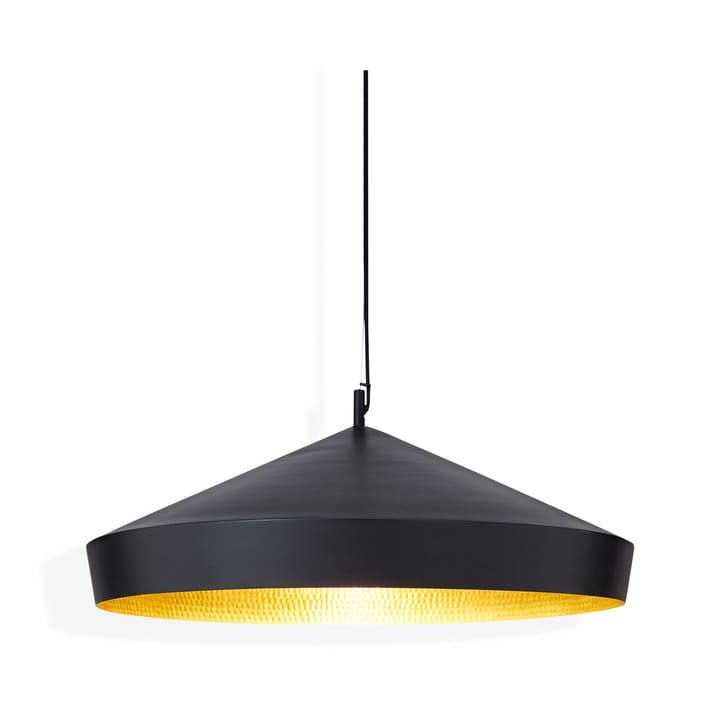 Lámpara colgante Beat Fat LED Ø56,5 cm - Negro - Tom Dixon