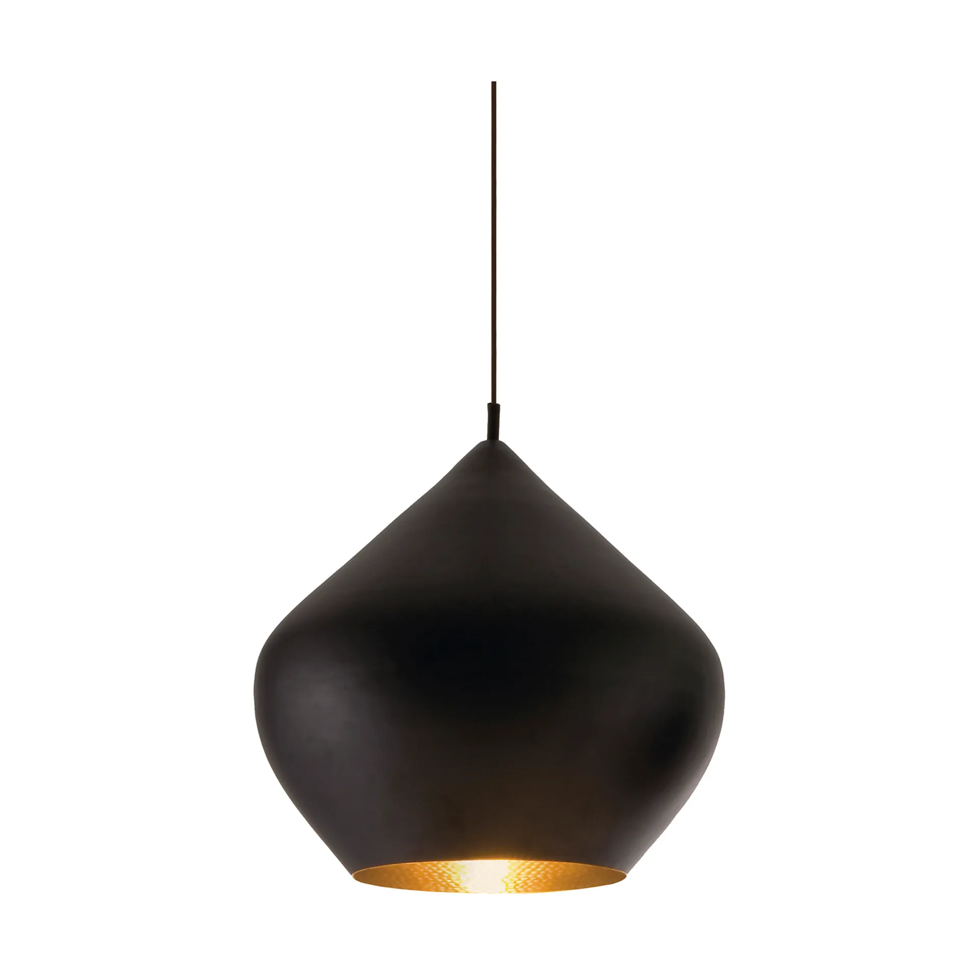 Lámpara colgante Beat Stout LED Ø52 cm, Negro Tom Dixon