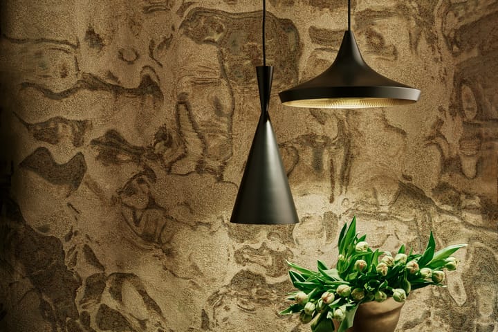 Lámpara colgante Beat Tall, Black Tom Dixon