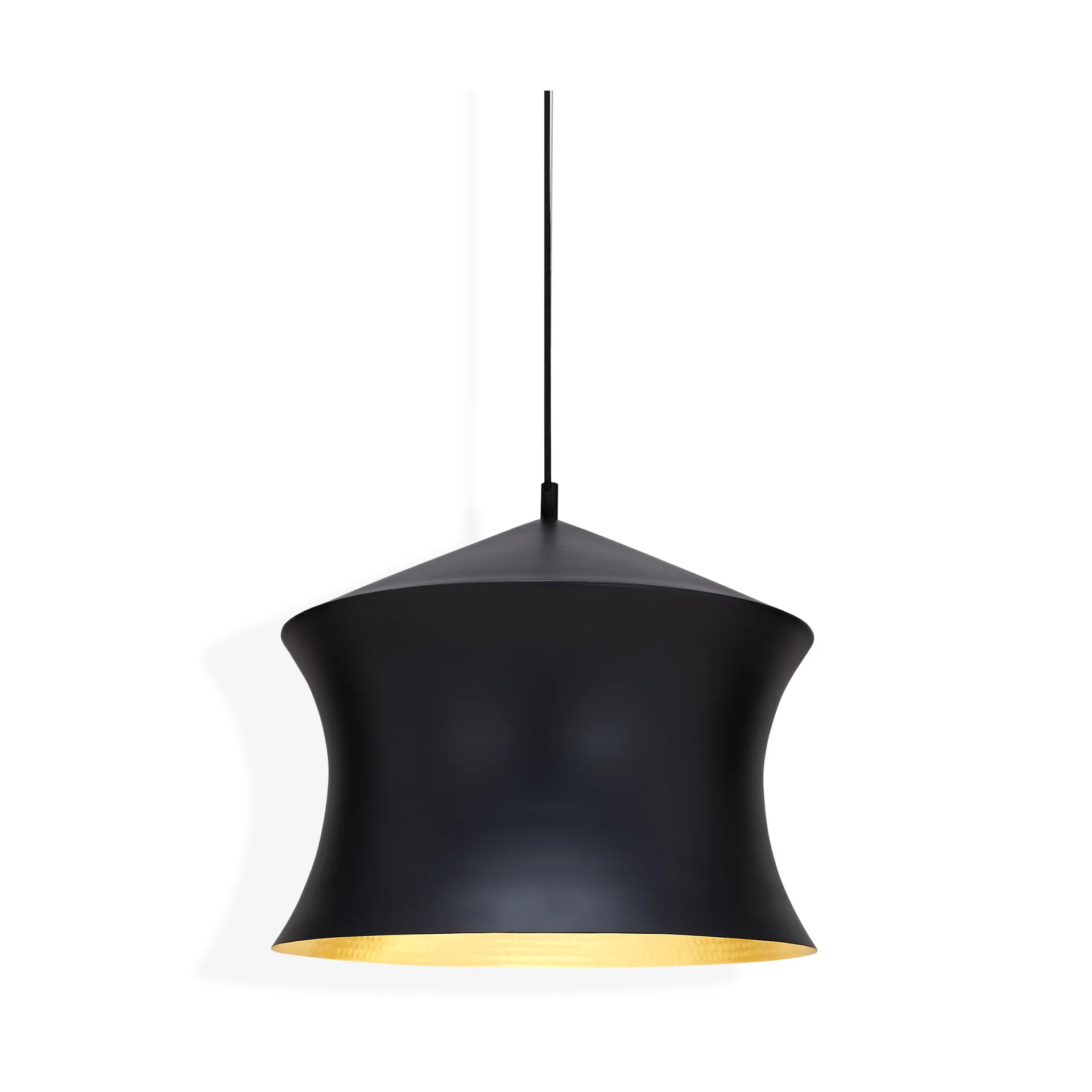 Lámpara colgante Beat Waist LED Ø41,2 cm, Negro Tom Dixon