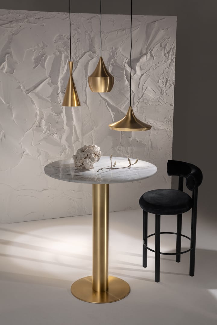 Lámpara colgante Beat Wide LED Ø36 cm, Latón Tom Dixon