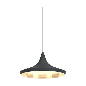 Lámpara colgante Beat Wide LED Ø36 cm - Negro - Tom Dixon