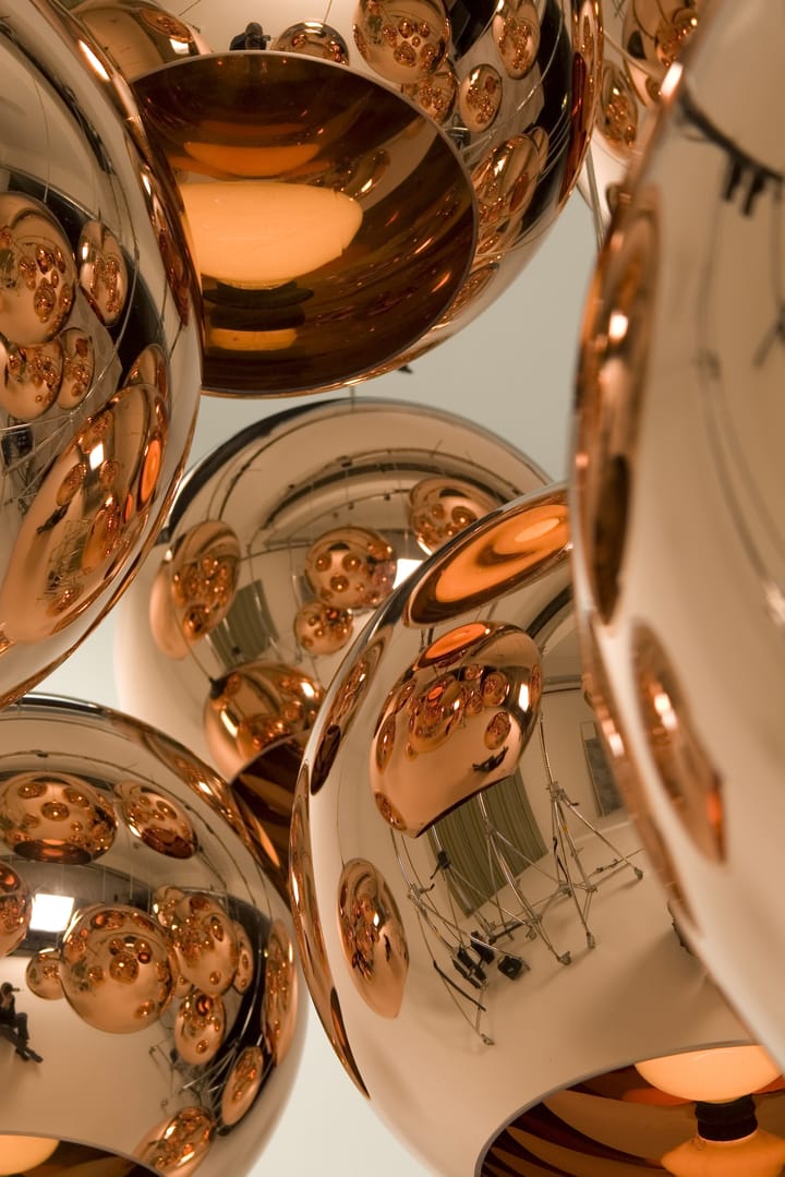 Lámpara colgante Copper Round LED Ø25 cm - Copper - Tom Dixon