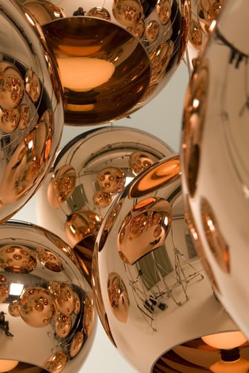 Lámpara colgante Copper Round LED Ø45 cm - Copper - Tom Dixon