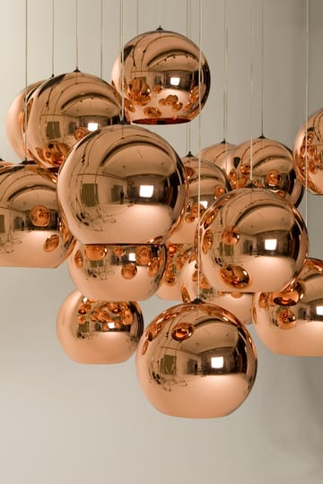Lámpara colgante Copper Round LED Ø45 cm - Copper - Tom Dixon