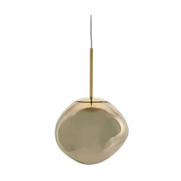 Lámpara colgante Melt LED - Bronce, mini 27x28 cm - Tom Dixon