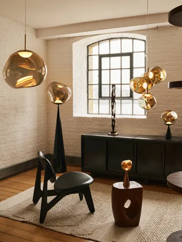Lámpara colgante Melt LED - Bronce, mini 27x28 cm - Tom Dixon