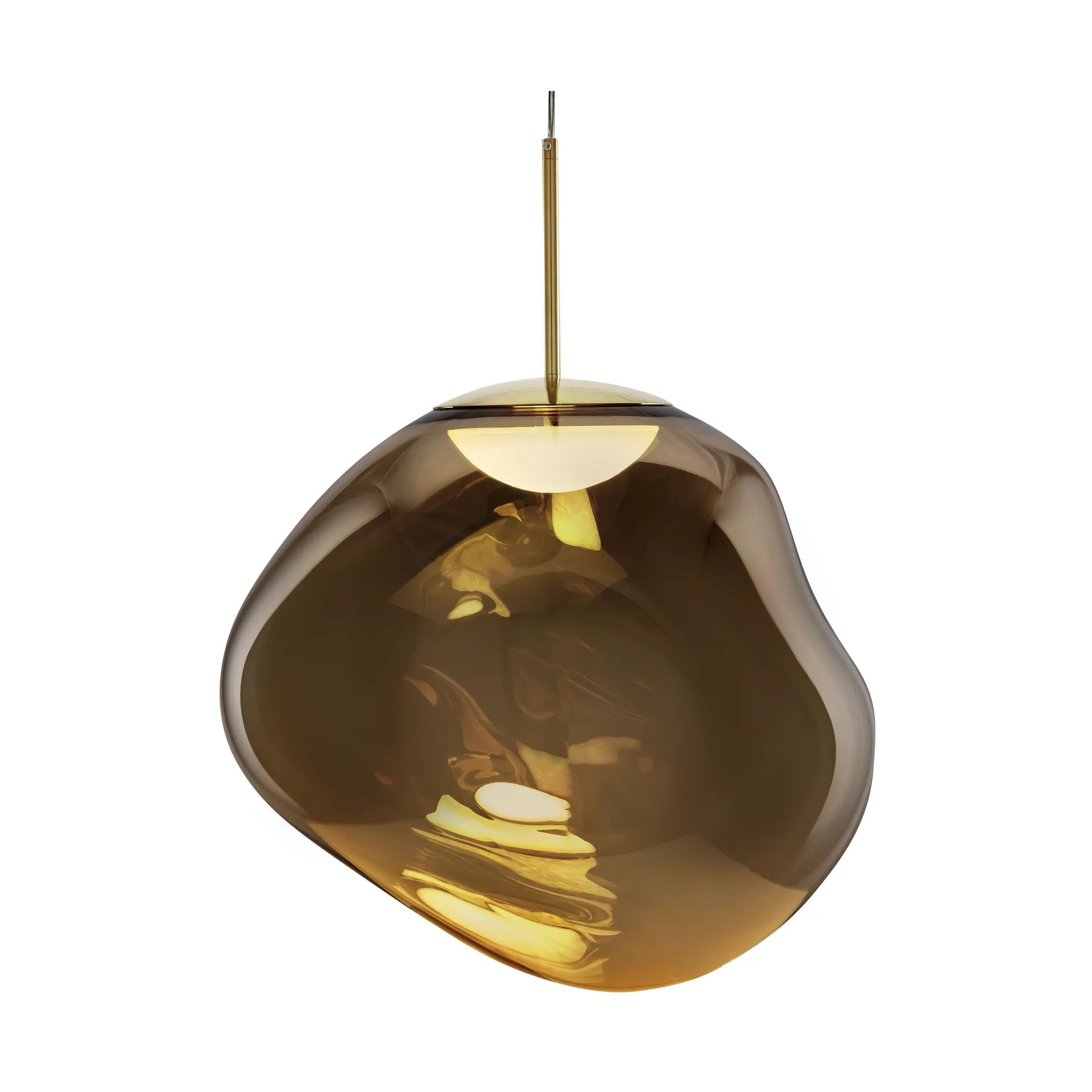 Lámpara colgante Melt LED, Bronce Tom Dixon