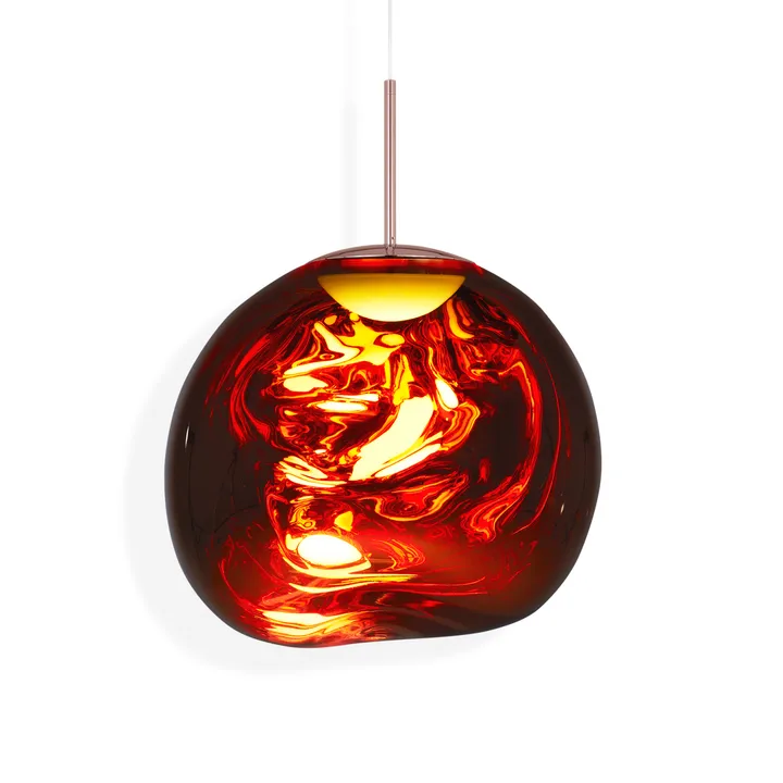 Lámpara colgante Melt LED - Cobre, medium 50x50 cm - Tom Dixon
