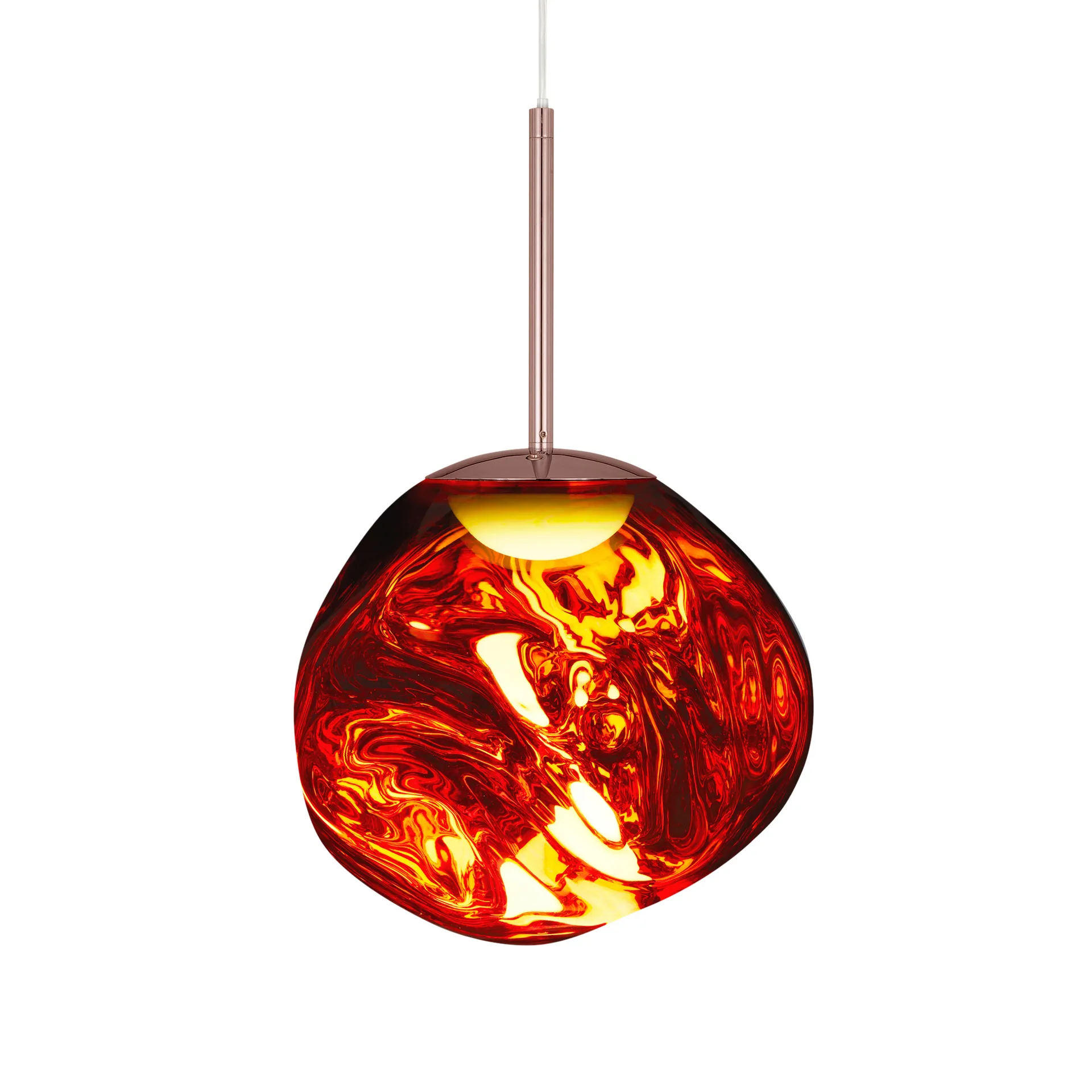 Lámpara colgante Melt LED, Cobre, mini 27x28 cm Tom Dixon