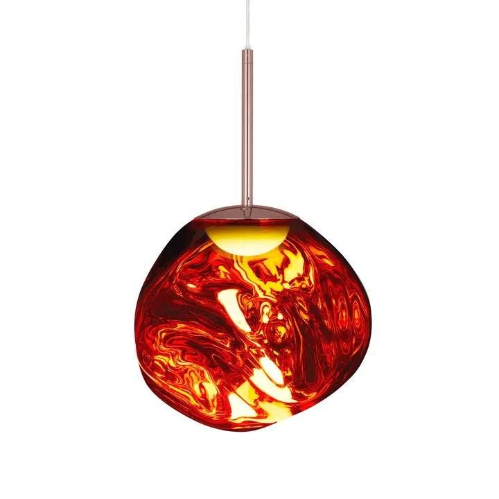 Lámpara colgante Melt LED - Cobre, mini 27x28 cm - Tom Dixon