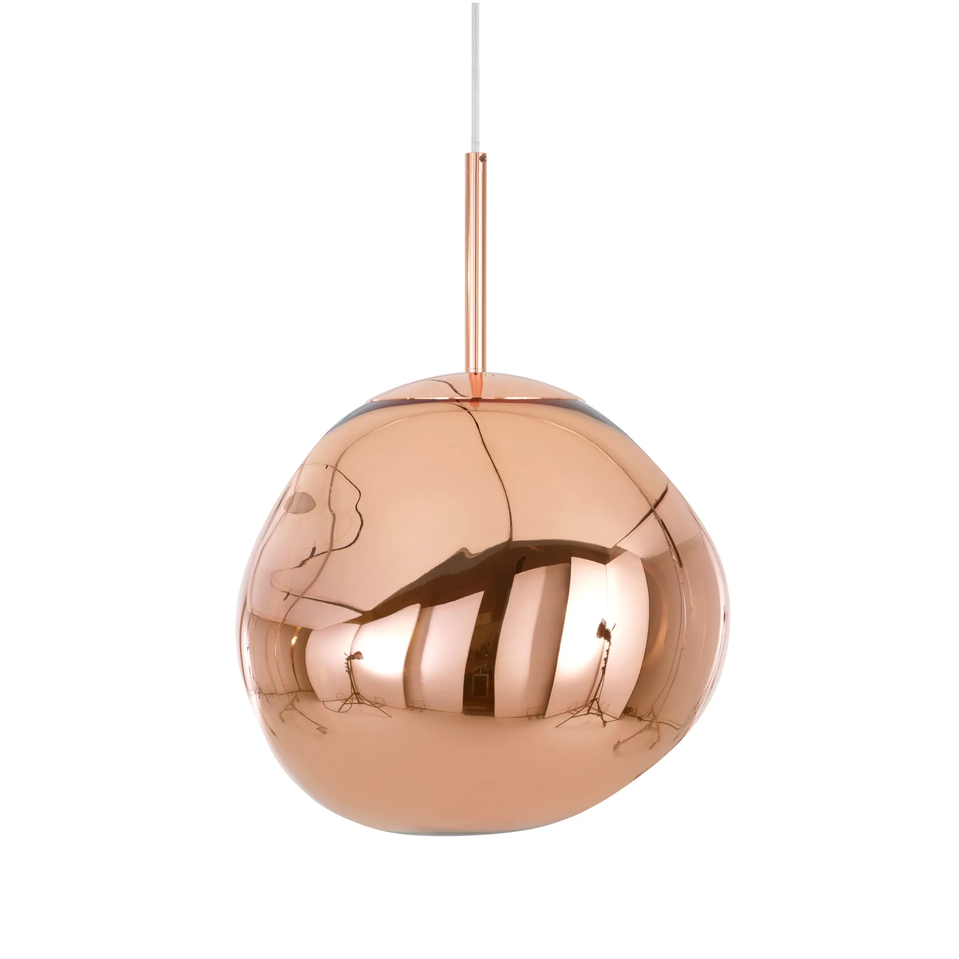Lámpara colgante Melt LED, Cobre, mini 27x28 cm Tom Dixon