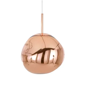 Lámpara colgante Melt LED - Cobre, mini 27x28 cm - Tom Dixon