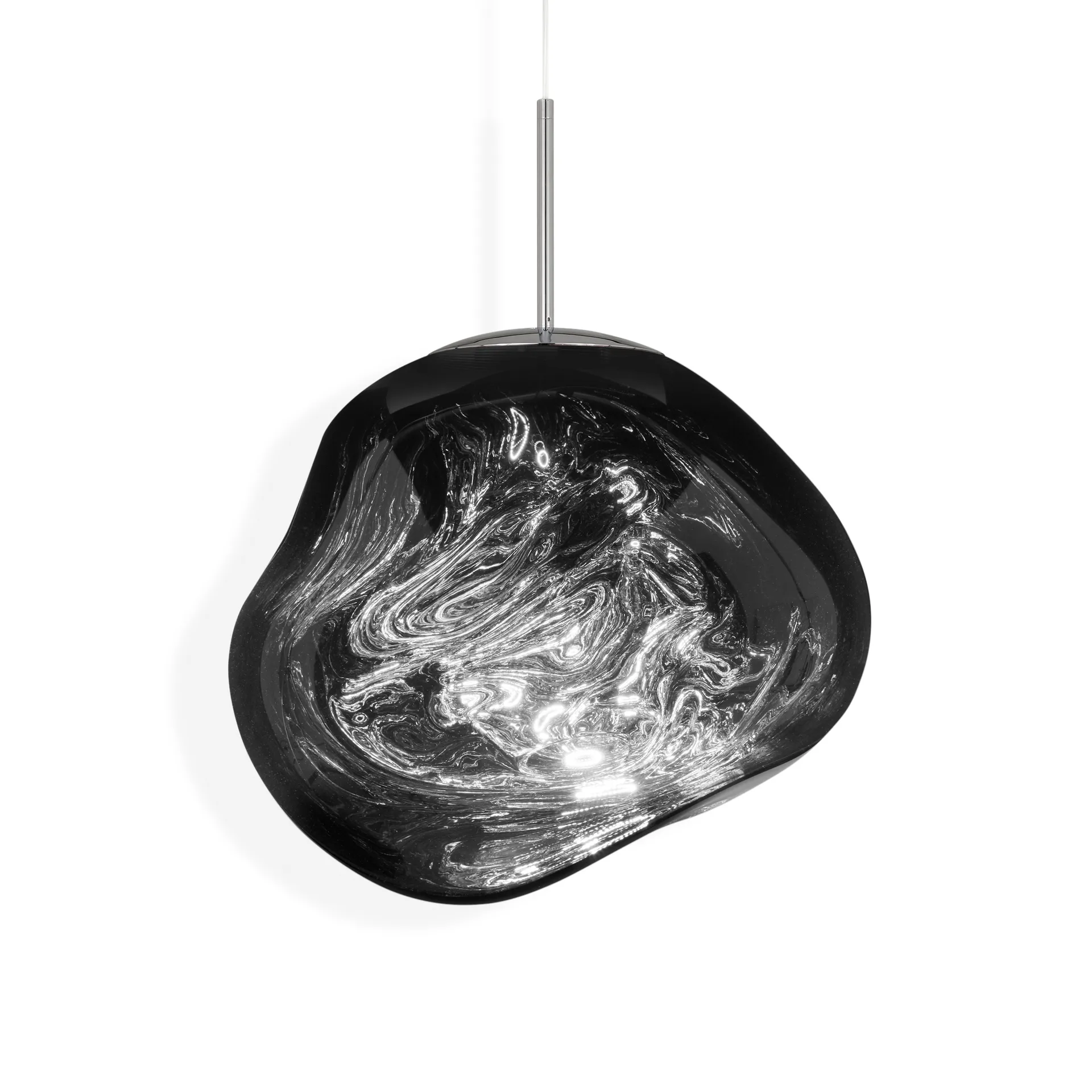 Lámpara colgante Melt LED, Cromo Tom Dixon