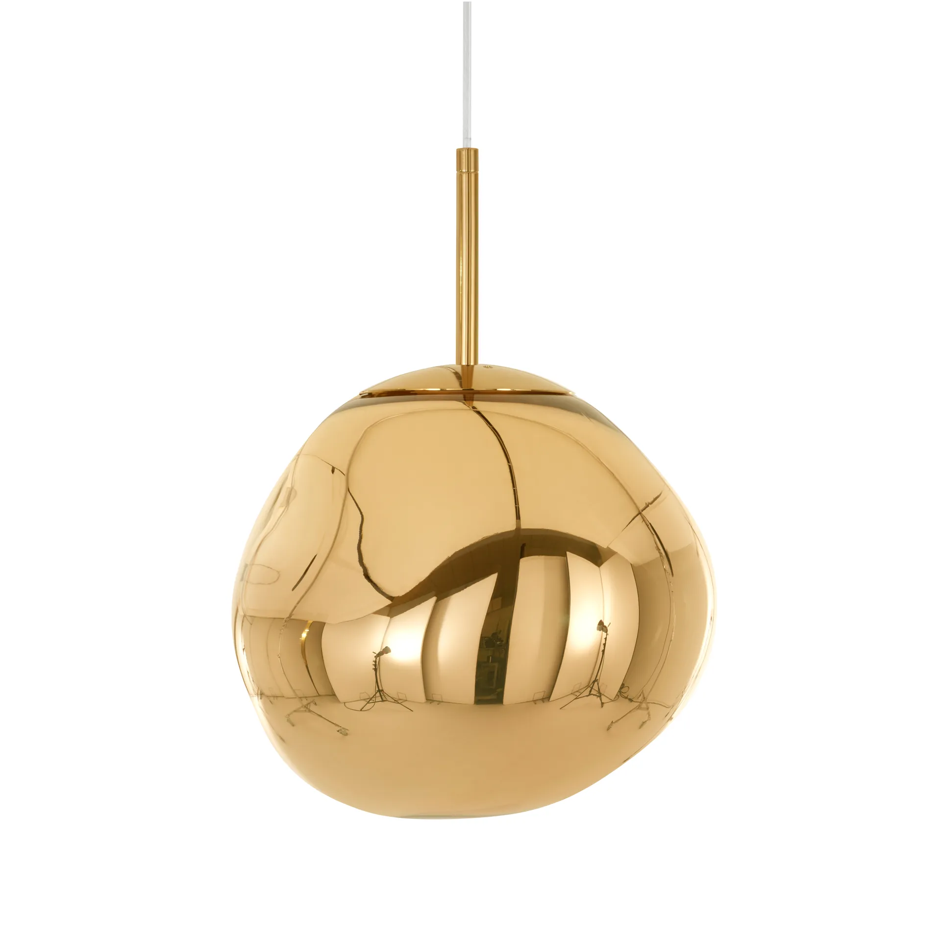Lámpara colgante Melt LED, Dorado, mini 27x28 cm Tom Dixon