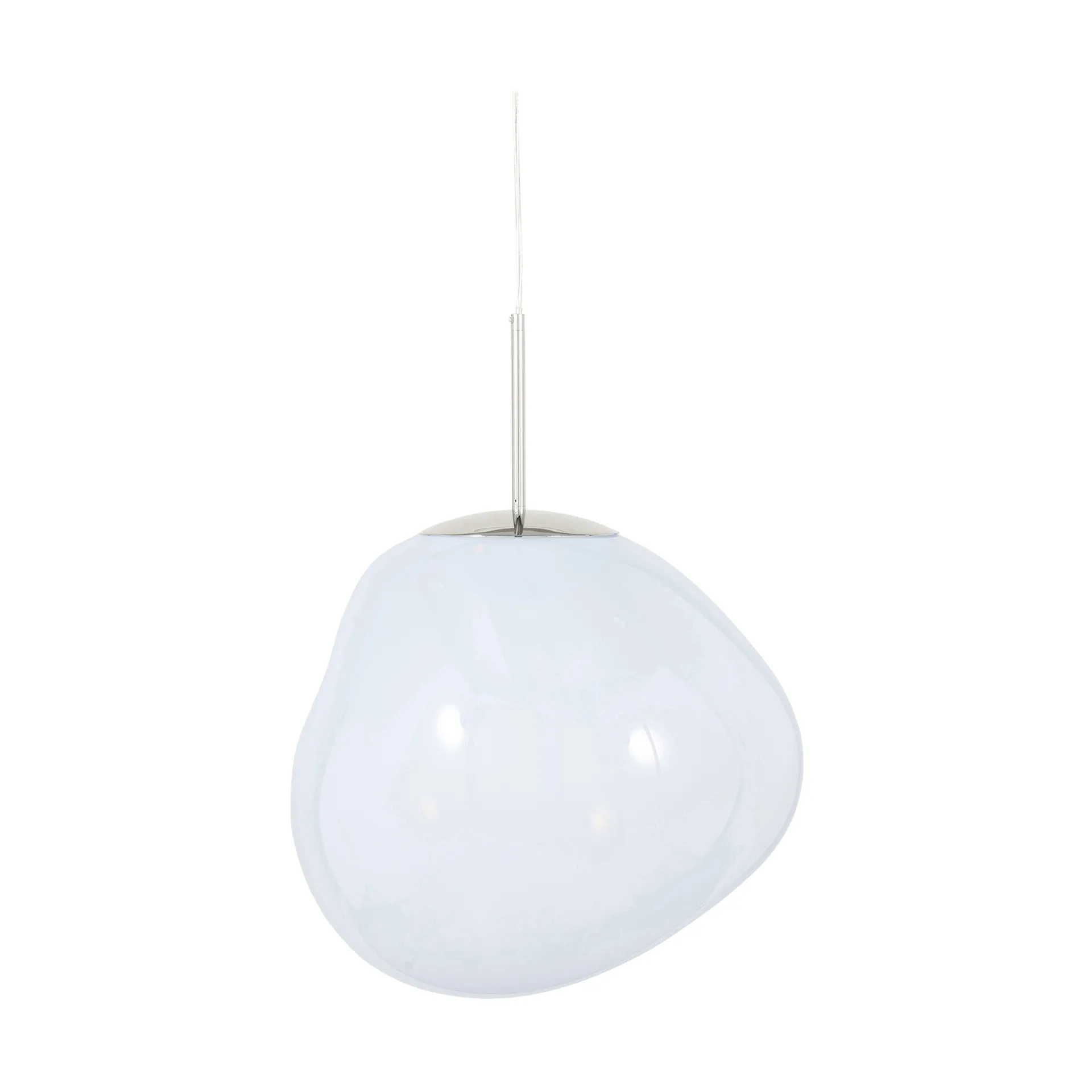 Lámpara colgante Melt LED, Opal-silver Tom Dixon
