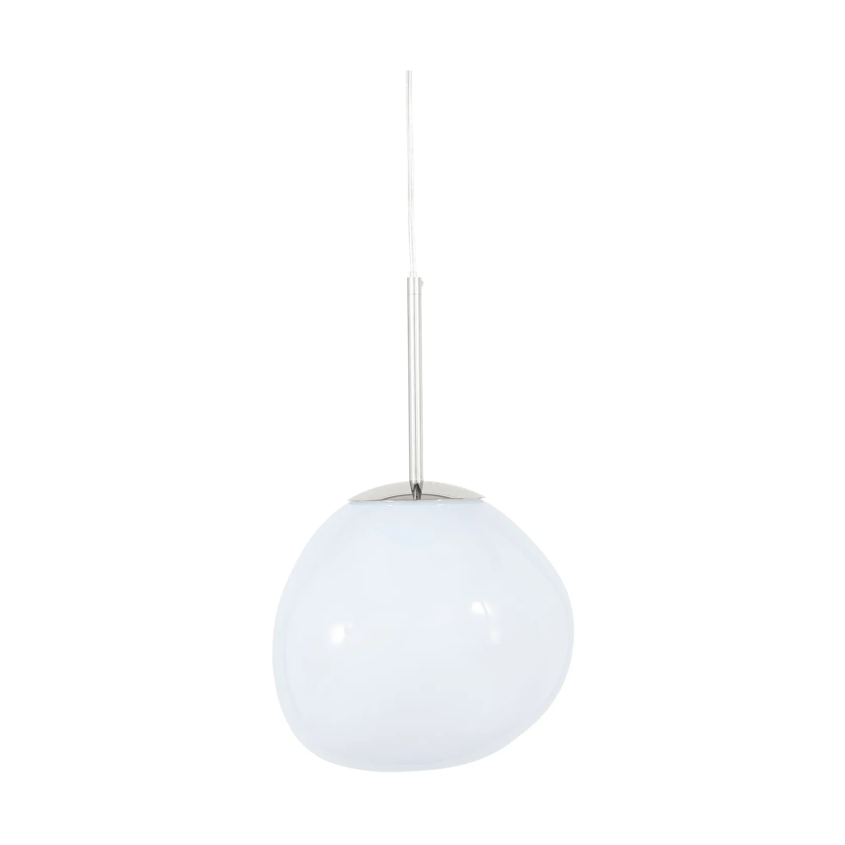 Lámpara colgante Melt LED, Ópalo-silver, mini 27x28 cm Tom Dixon