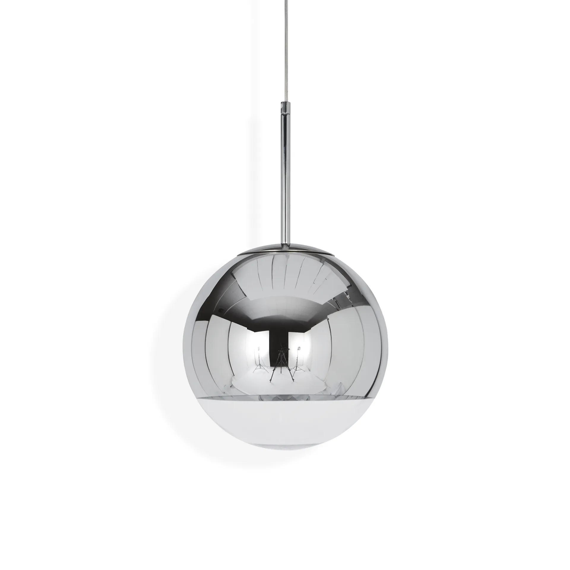 Lámpara colgante Mirror Ball LED Ø25 cm, Cromo Tom Dixon
