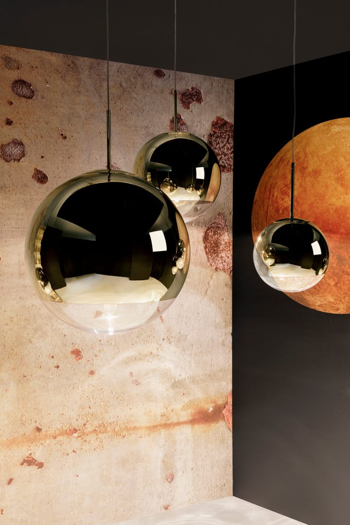 Lámpara colgante Mirror Ball LED Ø25 cm - Gold - Tom Dixon