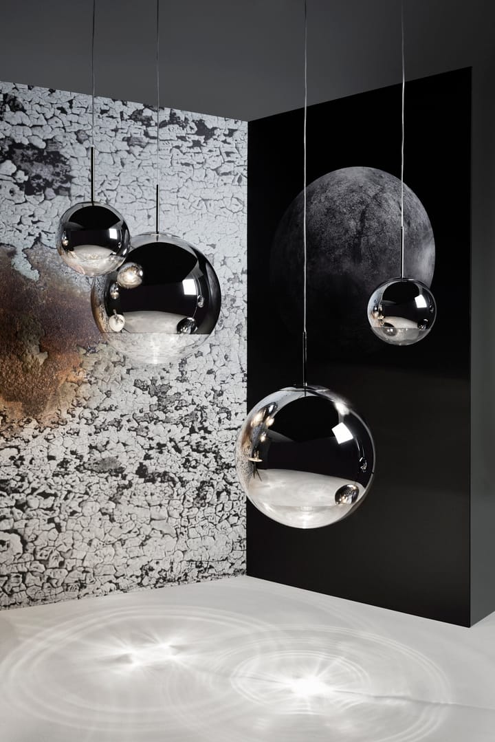 Lámpara colgante Mirror Ball LED Ø40 cm - Chrome - Tom Dixon