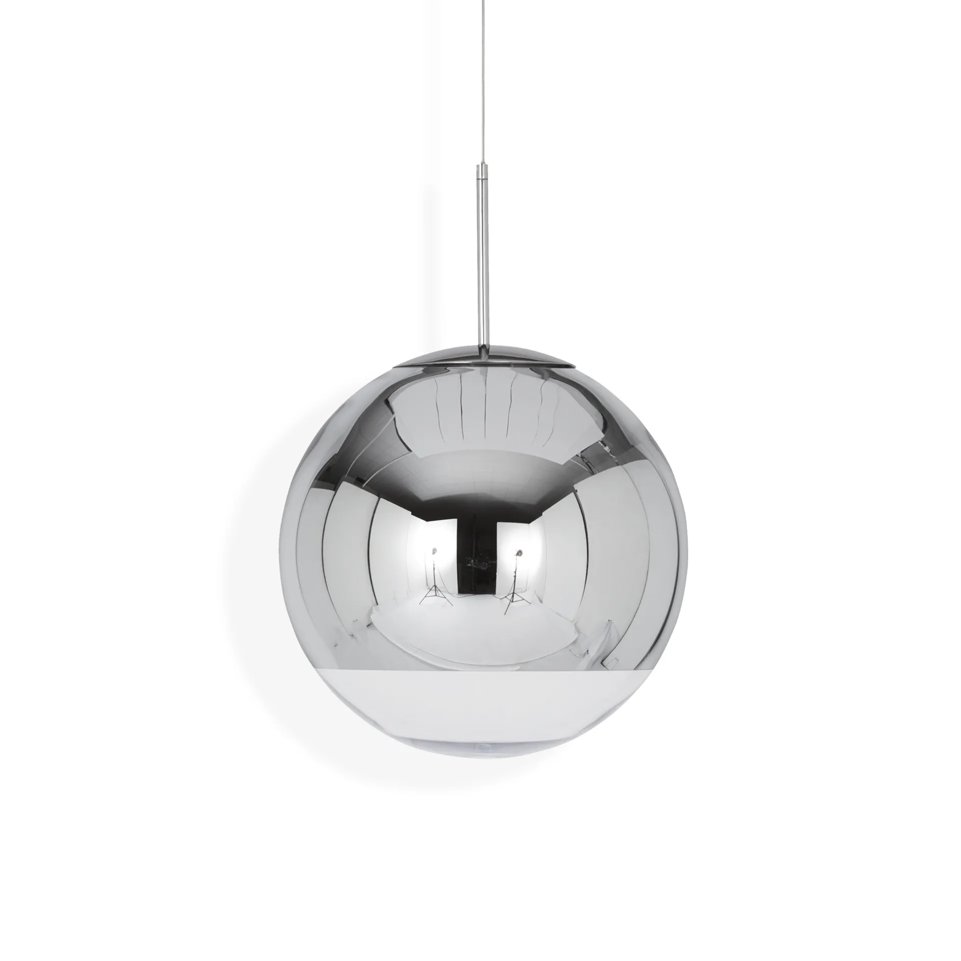 Lámpara colgante Mirror Ball LED Ø40 cm, Cromo Tom Dixon
