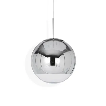 Lámpara colgante Mirror Ball LED Ø40 cm - Cromo - Tom Dixon