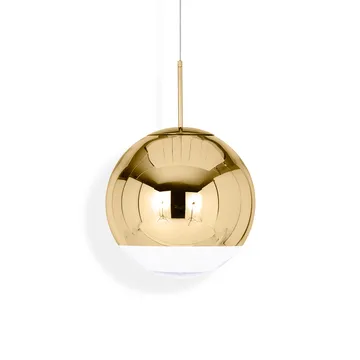 Lámpara colgante Mirror Ball LED Ø40 cm - Dorado - Tom Dixon