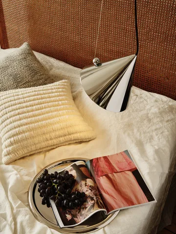 Lámpara colgante Pose - Plata, Ø25 × 24,5 cm - Tom Dixon