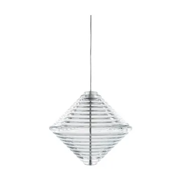 Lámpara colgante Press Cone LED 34 cm - Transparente - Tom Dixon