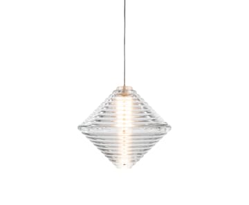 Lámpara colgante Press Cone LED 34 cm - Transparente - Tom Dixon