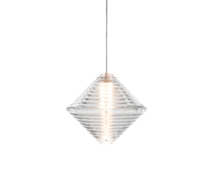 Lámpara colgante Press Cone LED 34 cm, Transparente Tom Dixon