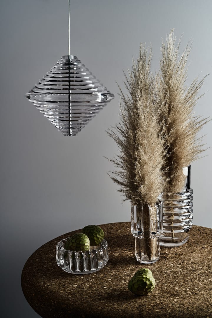 Lámpara colgante Press Cone LED 34 cm, Transparente Tom Dixon