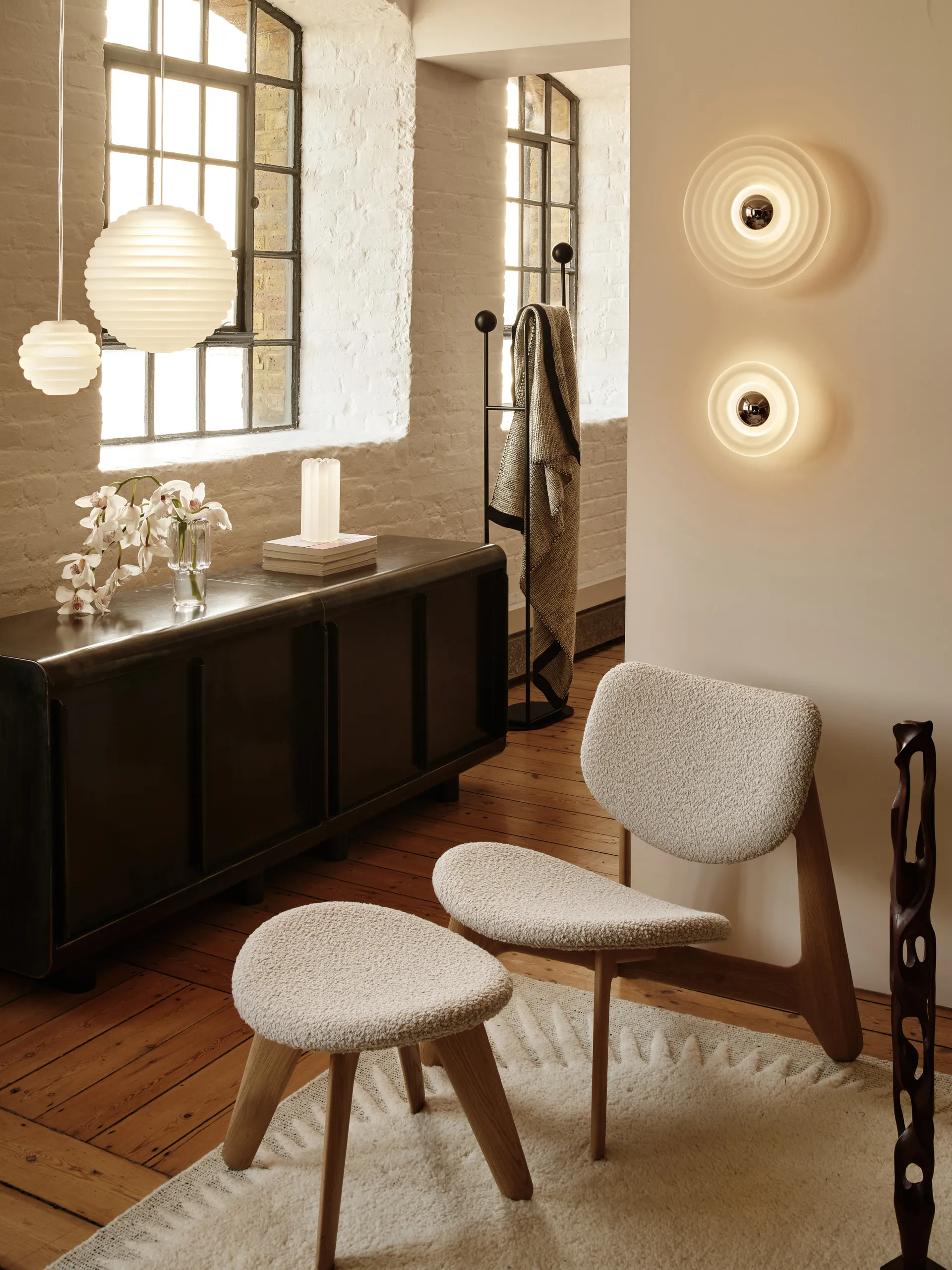 Lámpara colgante Press Sphere LED Ø30 cm, Esmerilado Tom Dixon